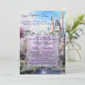 ワンス・アン・ア・タイム・フェアリーテール・結婚式招待状 招待状 (スタンド正面)