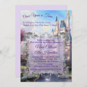 ワンス・アン・ア・タイム・フェアリーテール・結婚式招待状 招待状 (正面/裏面)