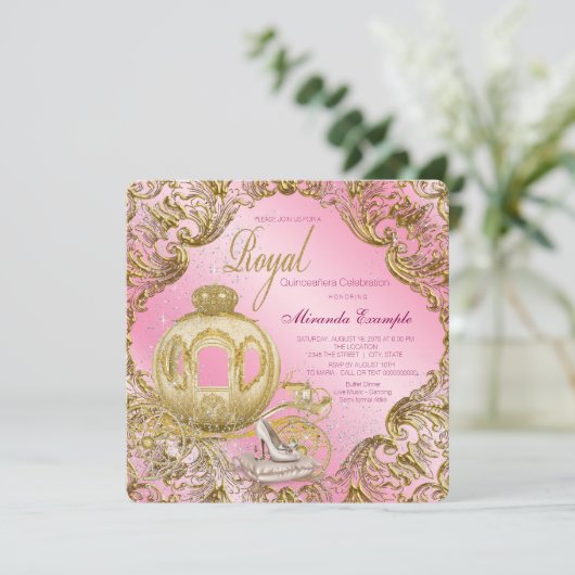 ワンタイムオンザタイムプリンセスキンセアニラ 招待状 (スタンド正面)