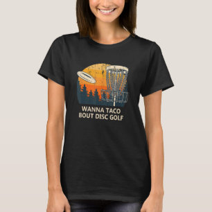 ワンタコBoutディスクゴルフグルメゴルファー食品 Tシャツ