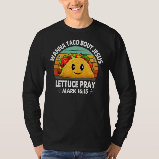 ワンタコBout Jesus 祈 Lettuce Cinco De Mayo F Tシャツ (正面)