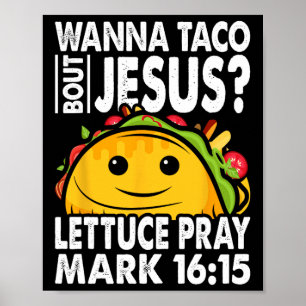 ワンタコBout Jesus Cinco De Mayo Let's Fiesta ポスター