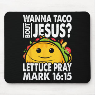 ワンタコBout Jesus Cinco De Mayo Let's Fiesta マウスパッド
