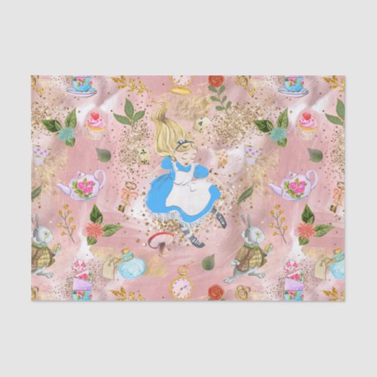 ワンダお洒落ランドおもしろいのアリスの冒険 薄葉紙 (正面)