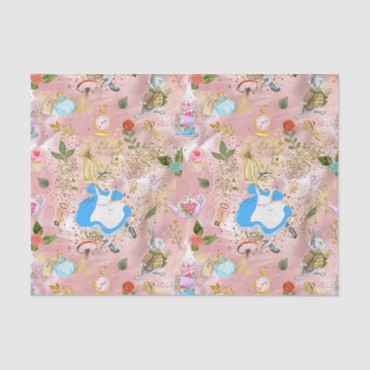 ワンダお洒落ランドおもしろいのアリスの冒険 薄葉紙 (正面)