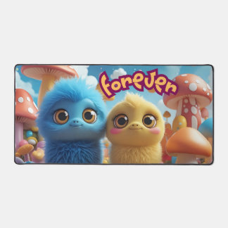 「ワンダお洒落ランド – かわいいファンタジーの生き物Des デスクマット