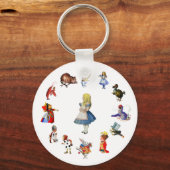 ワンダのまわりにランドのアリス キーホルダー (正面)