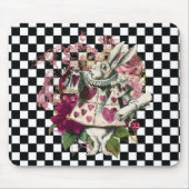 ワンダエレガントランドのウサギのアリス マウスパッド (正面)