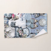 ワンダエレガントランドのシルバーブルーアイス・アリス バスタオルセット (ハンドタオル)