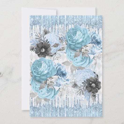 ワンダエレガントランドパーティーのブルーアイスピアリスホテル 招待状 (裏面)