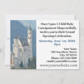 ワンダオンザチャイルドベビーブティックグランドオープニング 案内状 (裏面)