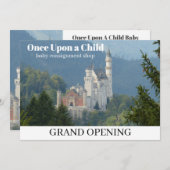 ワンダオンザチャイルドベビーブティックグランドオープニング 案内状 (正面/裏面)