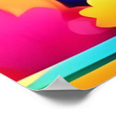 ワンダカラフルー世界のお洒落混沌 ポスター (角)