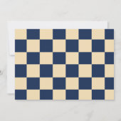 ワンダクールードレトロ少年1st誕生日パーティー写真 サンキューカード (裏面)