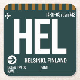 ワンダタグ紙コースター スクエアペーパーコースター