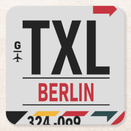 ワンダタグ紙コースター スクエアペーパーコースター