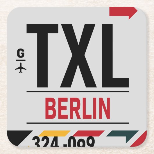 ワンダタグ紙コースター スクエアペーパーコースター (正面)