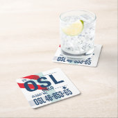 ワンダタグ紙コースター スクエアペーパーコースター (インサイチュ)