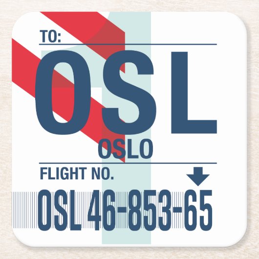 ワンダタグ紙コースター スクエアペーパーコースター (正面)