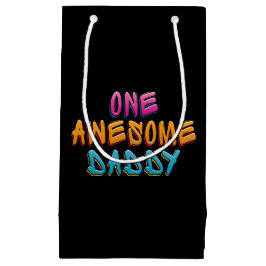 ワンダディ素晴らしグラフィティタイポグラフィ |抱き枕 スモールペーパーバッグ