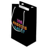 ワンダディ素晴らしグラフィティタイポグラフィ |抱き枕 スモールペーパーバッグ (裏面アングル)