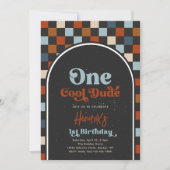 ワンダデクールスケートボード誕生日招待状 招待状 (正面)