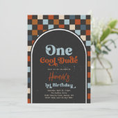 ワンダデクールスケートボード誕生日招待状 招待状 (スタンド正面)