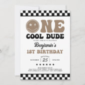 ワンダデクールハッピーバースデーボーイ1st顔パーティー 招待状 (正面)