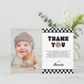 ワンダデクールファースト誕生日サンキューカード サンキューカード (スタンド正面)