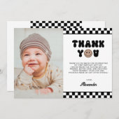 ワンダデクールファースト誕生日サンキューカード サンキューカード (正面/裏面)