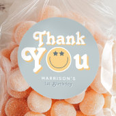 ワンダデクールボーイズ1歳の誕生日のお願い ラウンドシール