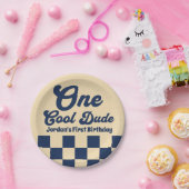 ワンダデクールボーイ1st誕生日パーティー ペーパープレート (パーティー)