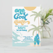 ワンダデクールレトロサーフ1st誕生日パーティー 招待状 (スタンド正面)