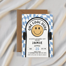 ワンダデクールレトロスケートボード1st誕生日 招待状