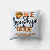 ワンダデ不気味バスケットボールボーイズ素晴らしい子供の誕生日 クッション (裏面)