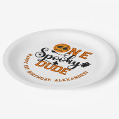 ワンダデ不気味バスケットボールボーイズ素晴らしい子供の誕生日 ペーパープレート (アングル)