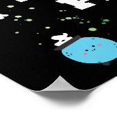 ワンダデ不気味ファースト誕生日ウェルカムサイン ポスター (角)