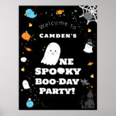 ワンダデ不気味ファースト誕生日ウェルカムサイン ポスター (正面)