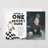 ワンダデ不気味フォト誕生日 招待状 (正面)