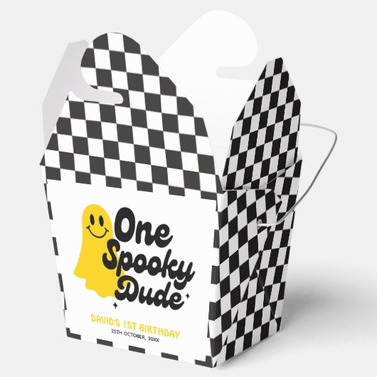 ワンダデ不気味レトロハロウィンファースト誕生日 フェイバーボックス (オープン)