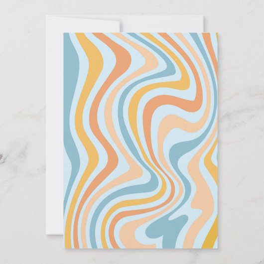 ワンダデ不気味レトロハロウィンファースト誕生日 招待状 (裏面)