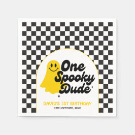 ワンダドグ不気味ロヴィハロウィンファースト誕生日 スタンダードカクテルナプキン