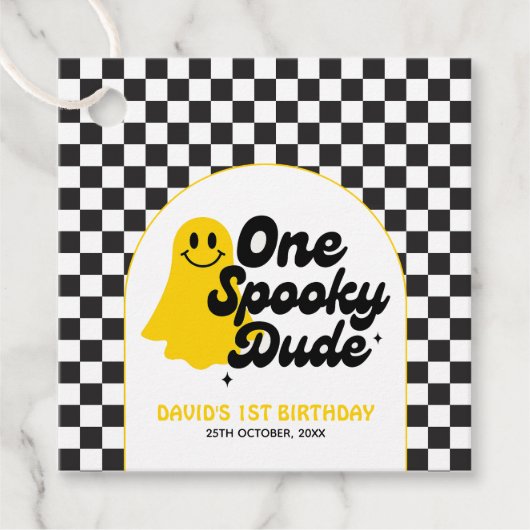 ワンダドグ不気味ロヴィハロウィンファースト誕生日 フェイバータグ (正面)