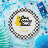 ワンダドグ不気味ロヴィハロウィンファースト誕生日 ペーパープレート (パーティー)