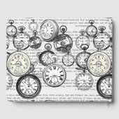 ワンダビクトリアンランドの懐中時計のアリス ゲストブック (裏面)