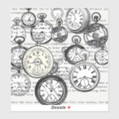 ワンダビクトリアンランドの懐中時計のアリス シール (シート)