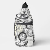 ワンダビクトリアンランドの懐中時計のアリス スリングバッグ (正面)