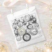 ワンダビクトリアンランドの懐中時計のアリス フェイバーバッグ (クリップ留めされた状態)