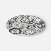 ワンダビクトリアンランドの懐中時計のアリス ペーパープレート (アングル)