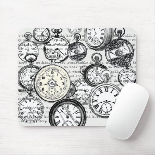 ワンダビクトリアンランドの懐中時計のアリス マウスパッド (マウス)